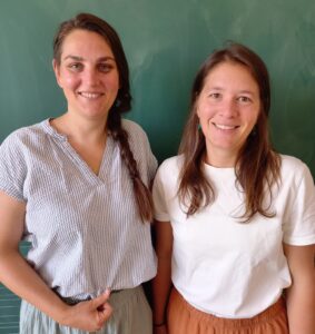 Die Schulsozialarbeiterinnen Frau Grozinger und Frau Zander.